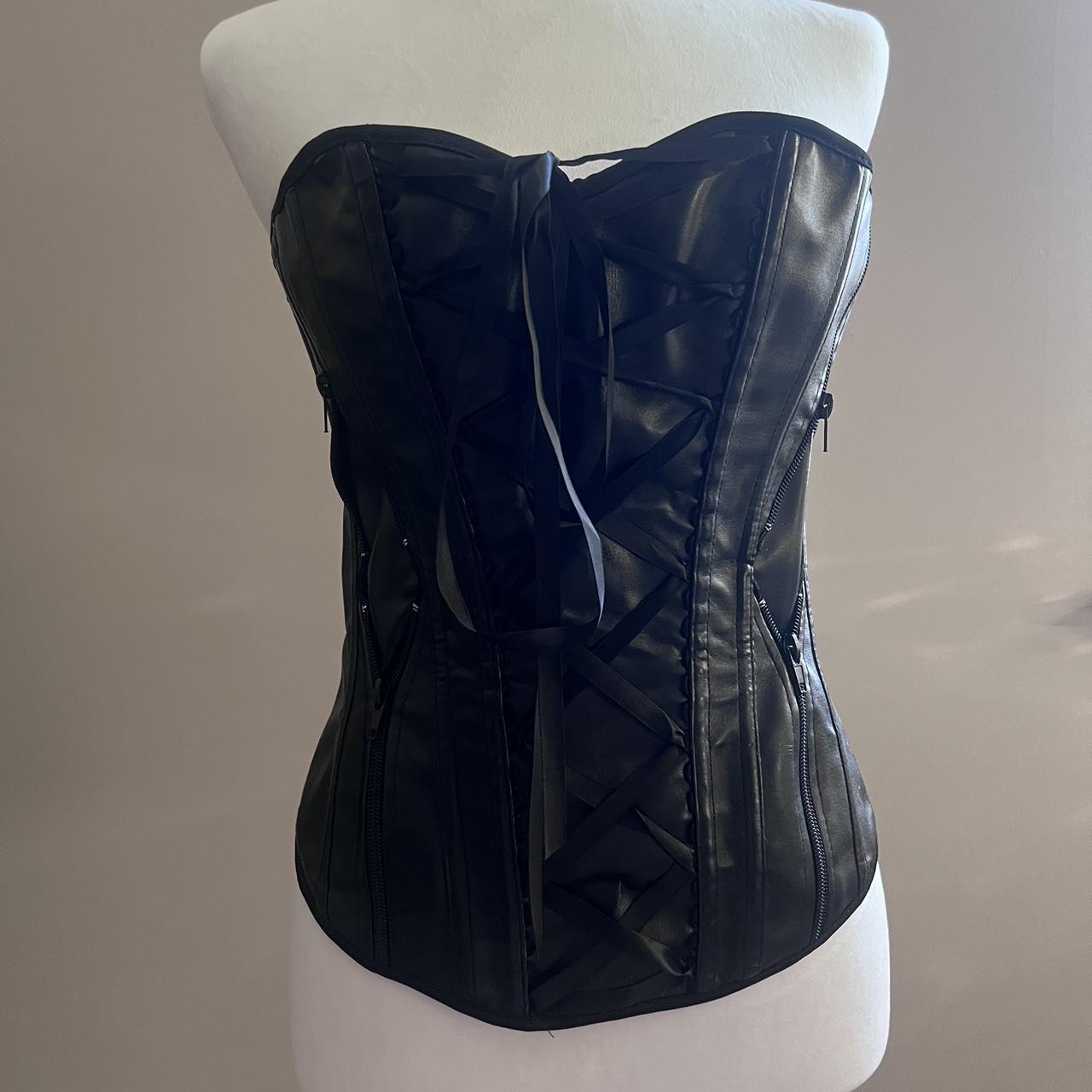 Vaacodor Corset from Corset Story Black faux - Depop