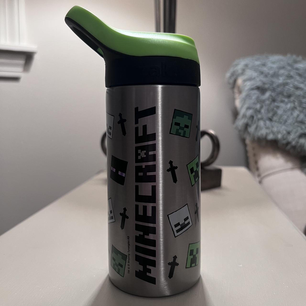 Epic Minecraft water bottle or thermos no flaws send - Depop