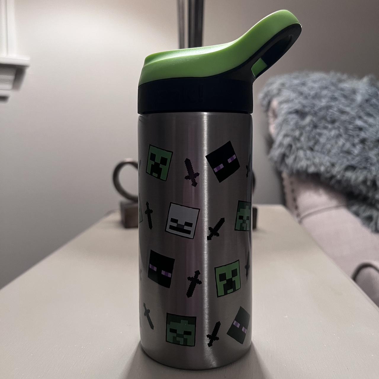 Epic Minecraft water bottle or thermos no flaws send - Depop