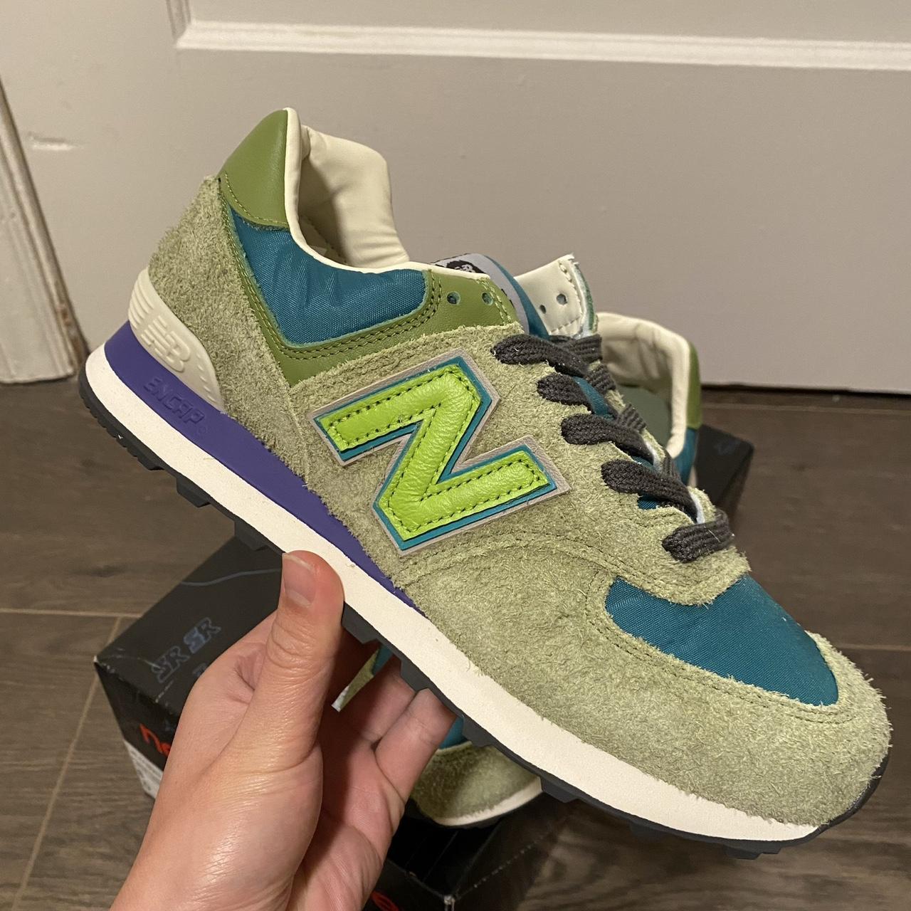 new balance stray rats green