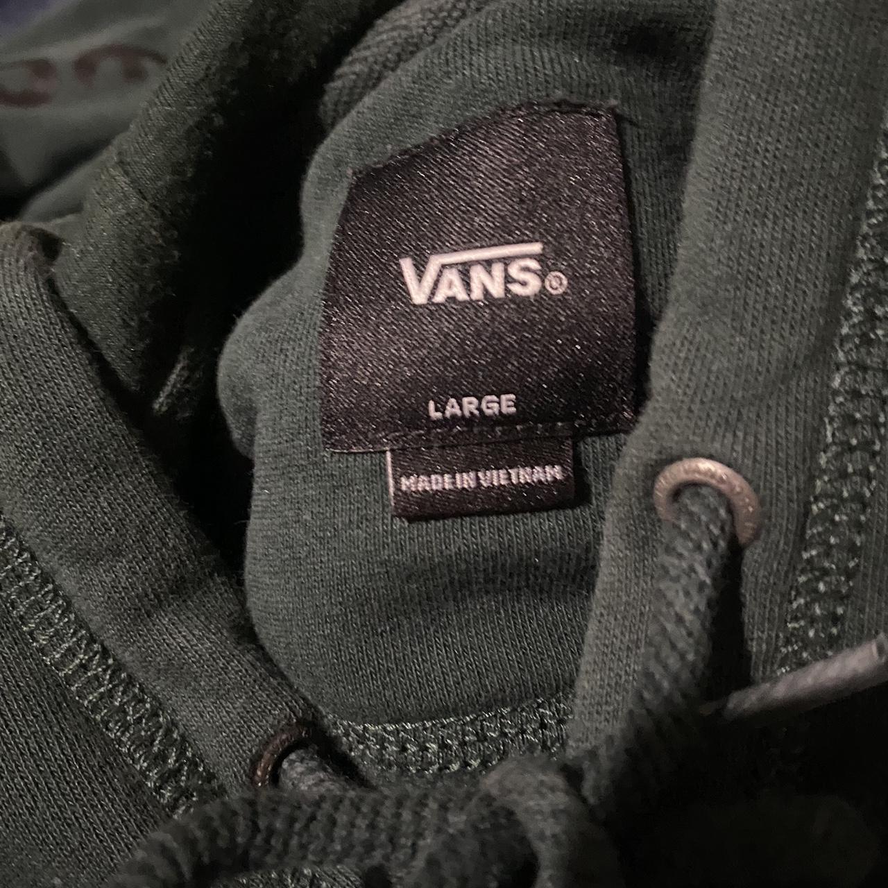 Vans Men's Green Hoodie | Depop