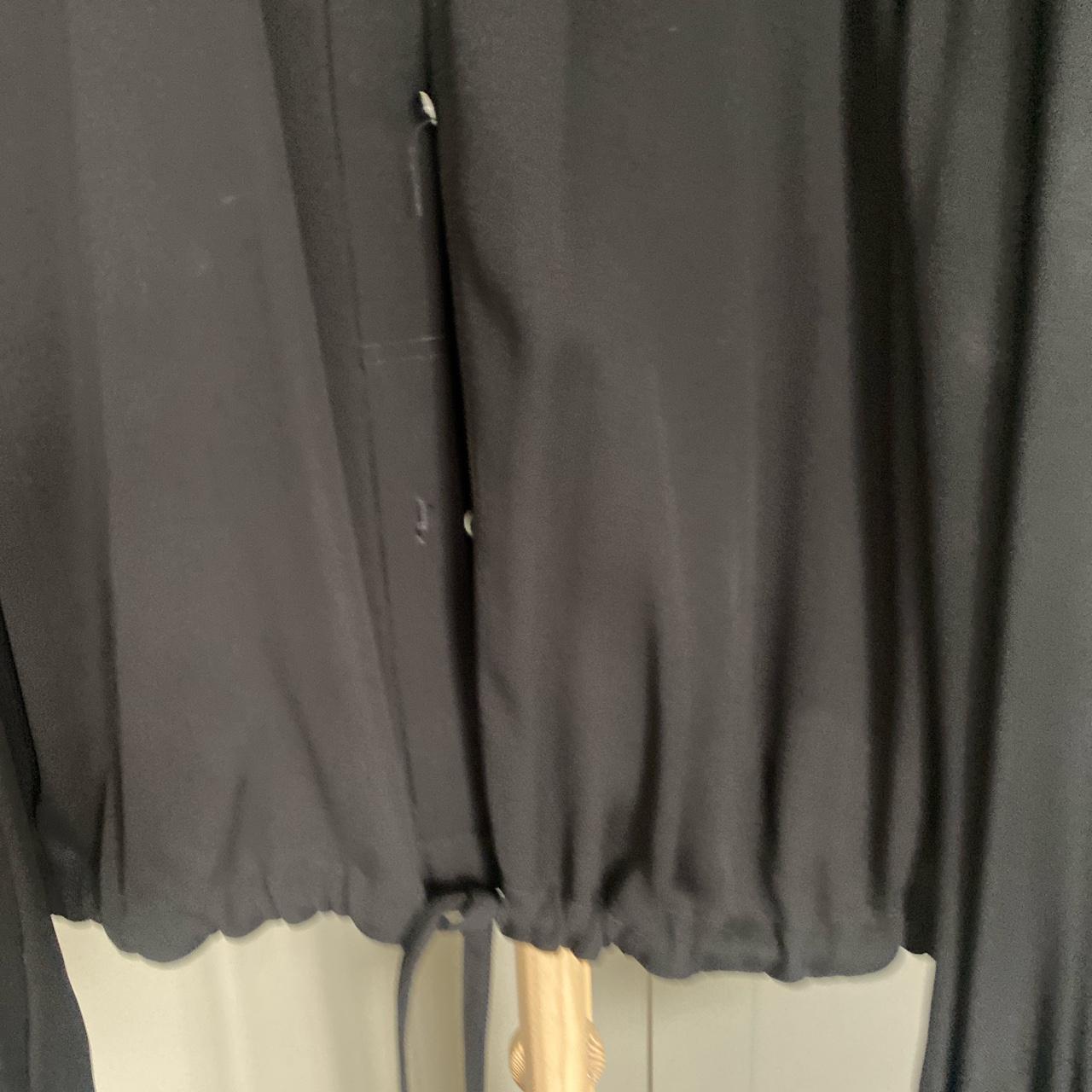 Helmut Lang Women's Black Blouse | Depop