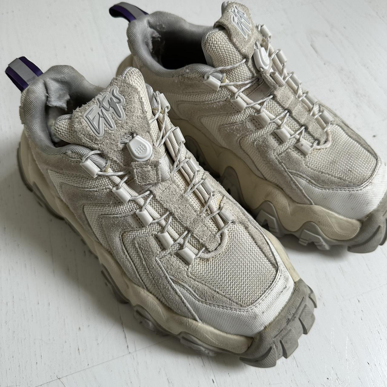 EYTYS Halo beige and grey trainers in size 39 (UK... - Depop