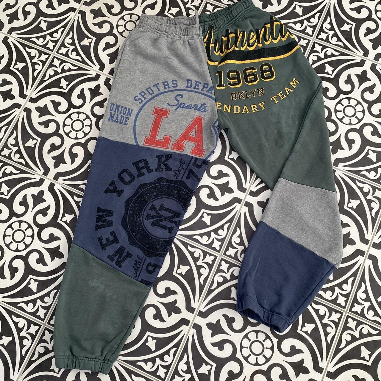 Urban Outfitters Women's Blue and Green Joggerstracksuits Depop