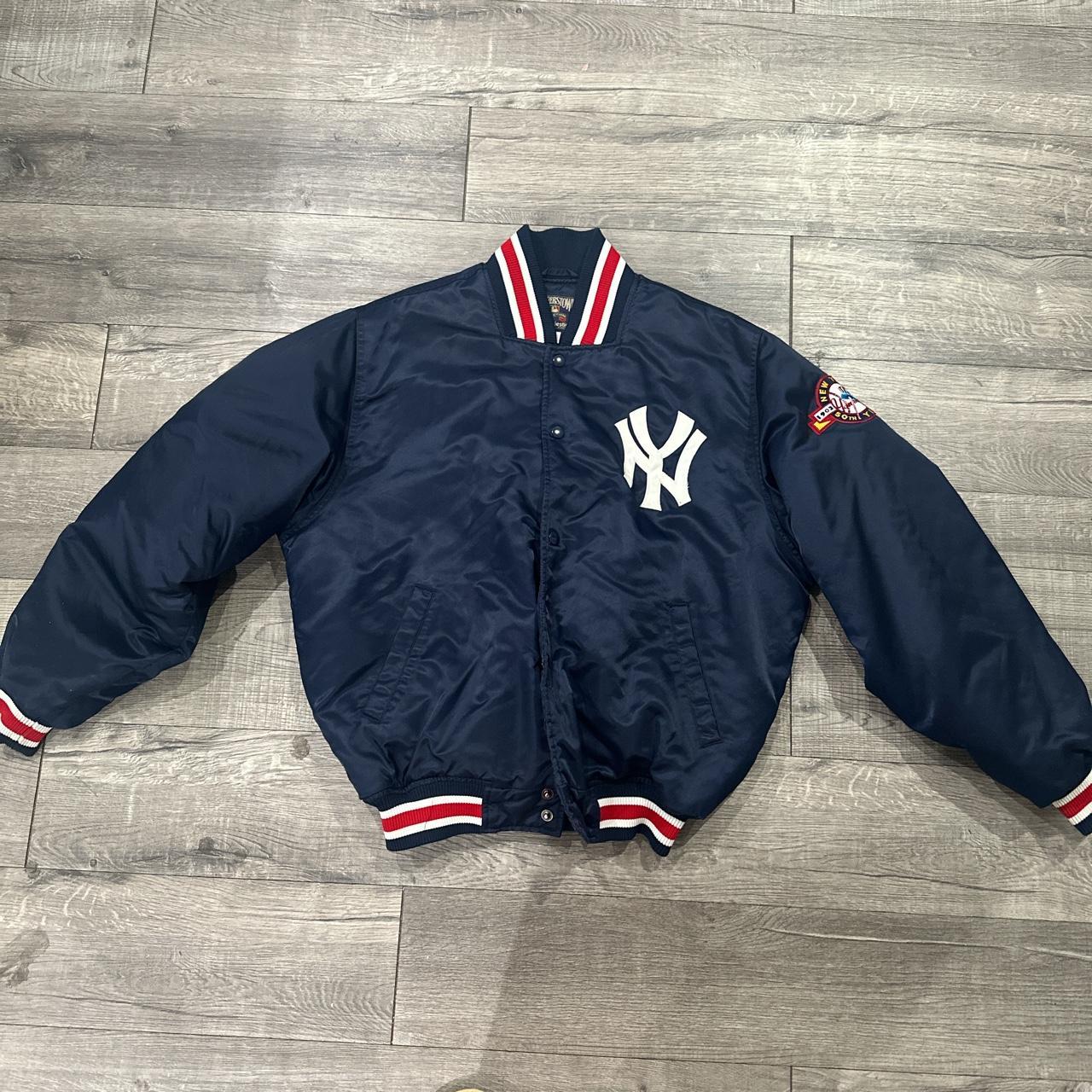 Yankees bomber jacket Tagged size M Dimensions - Depop