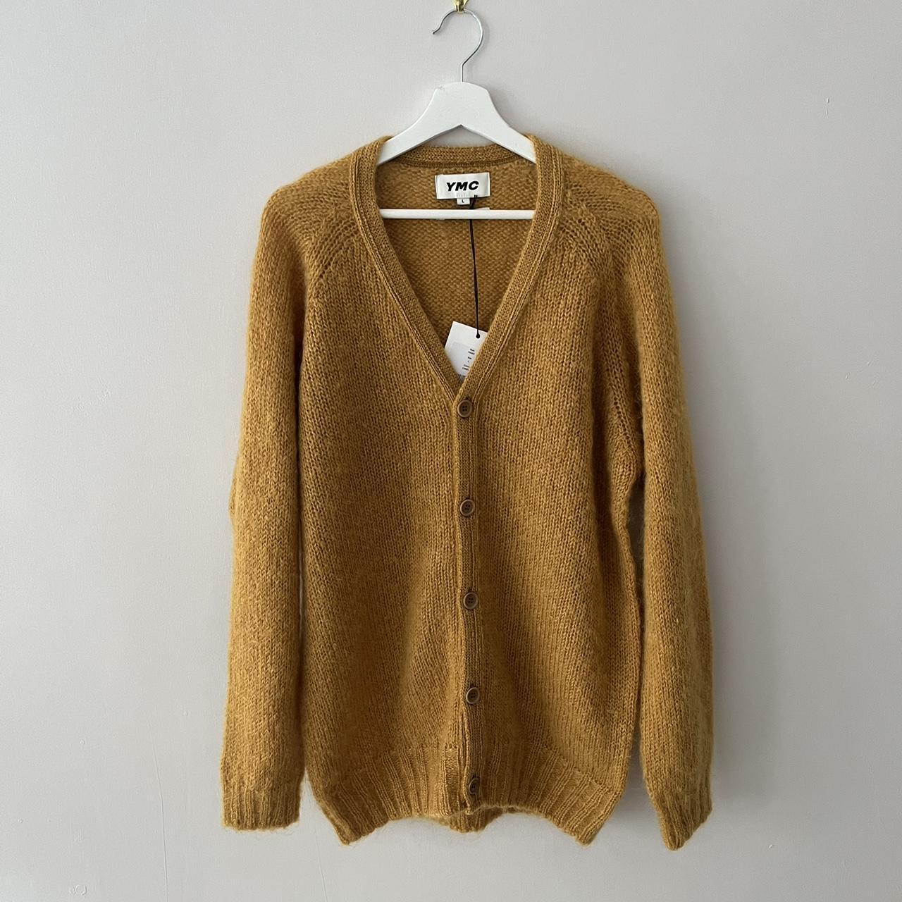 YMC Tan Mohair Sid Cardigan, Brand new with tags, Made