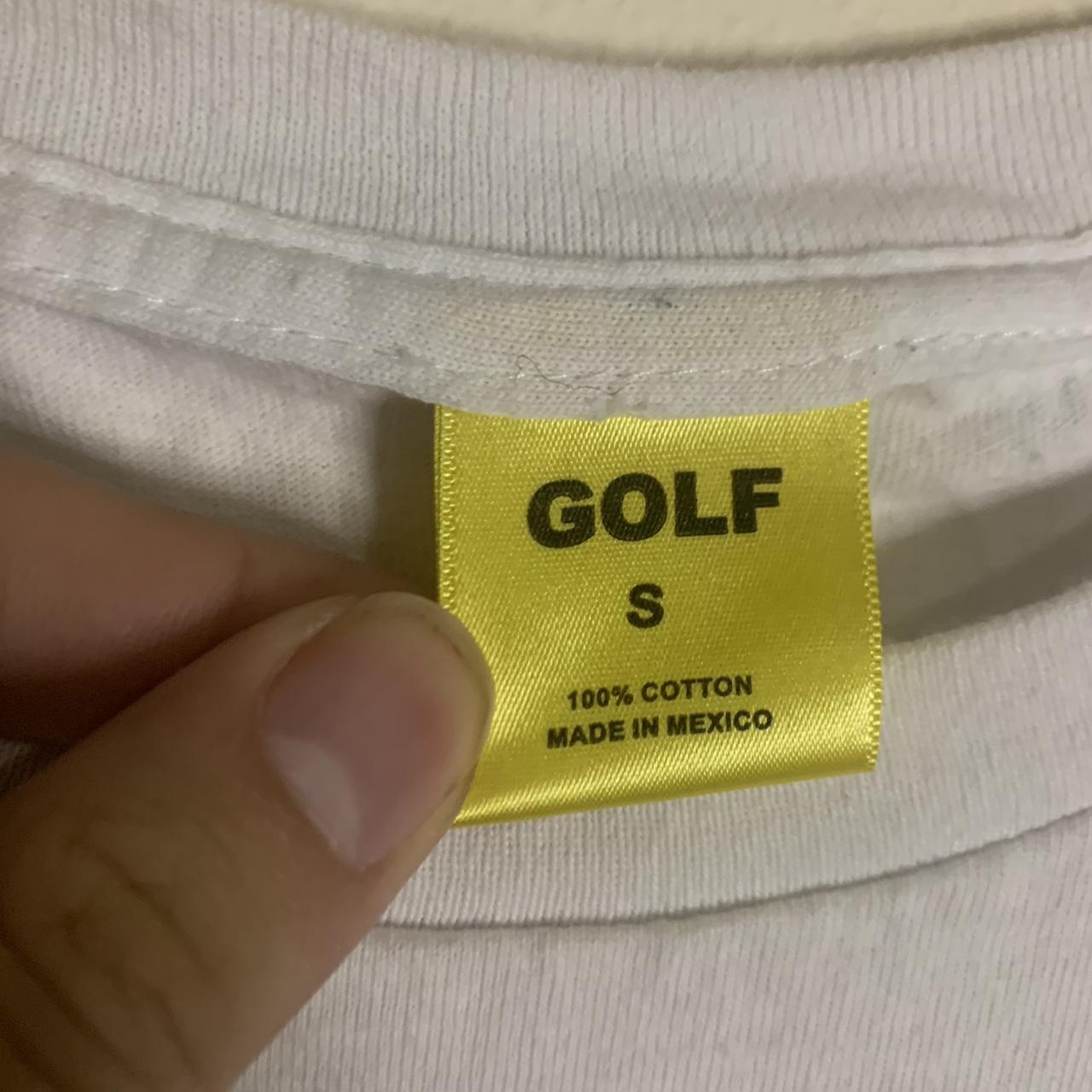 Golf Wang Men's Yellow and White T-shirt (3)