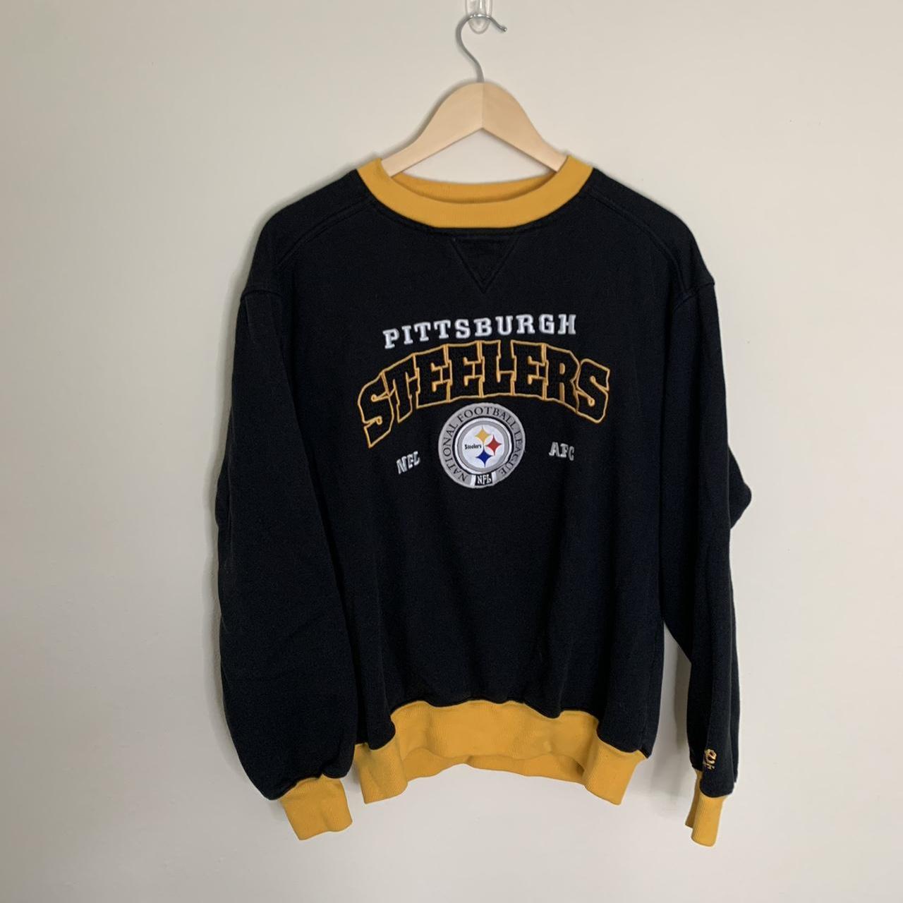 Vintage NFL Pittsburgh Steelers Sweatshirt, - Depop