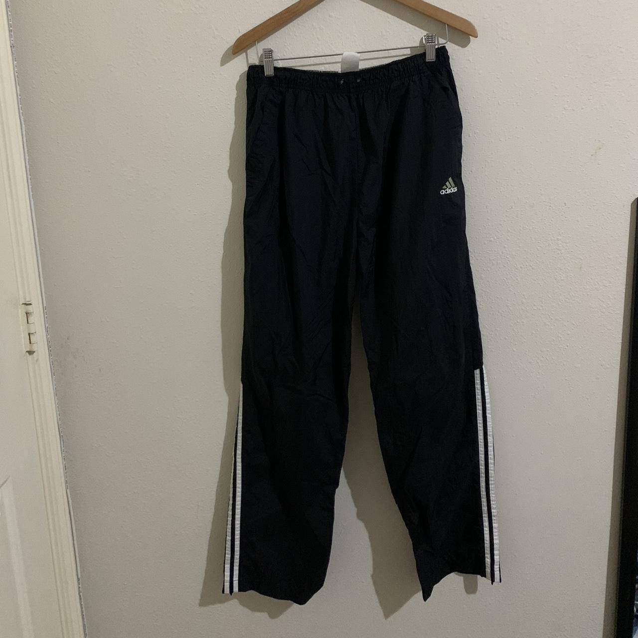 Adidas lined store nylon wind pants