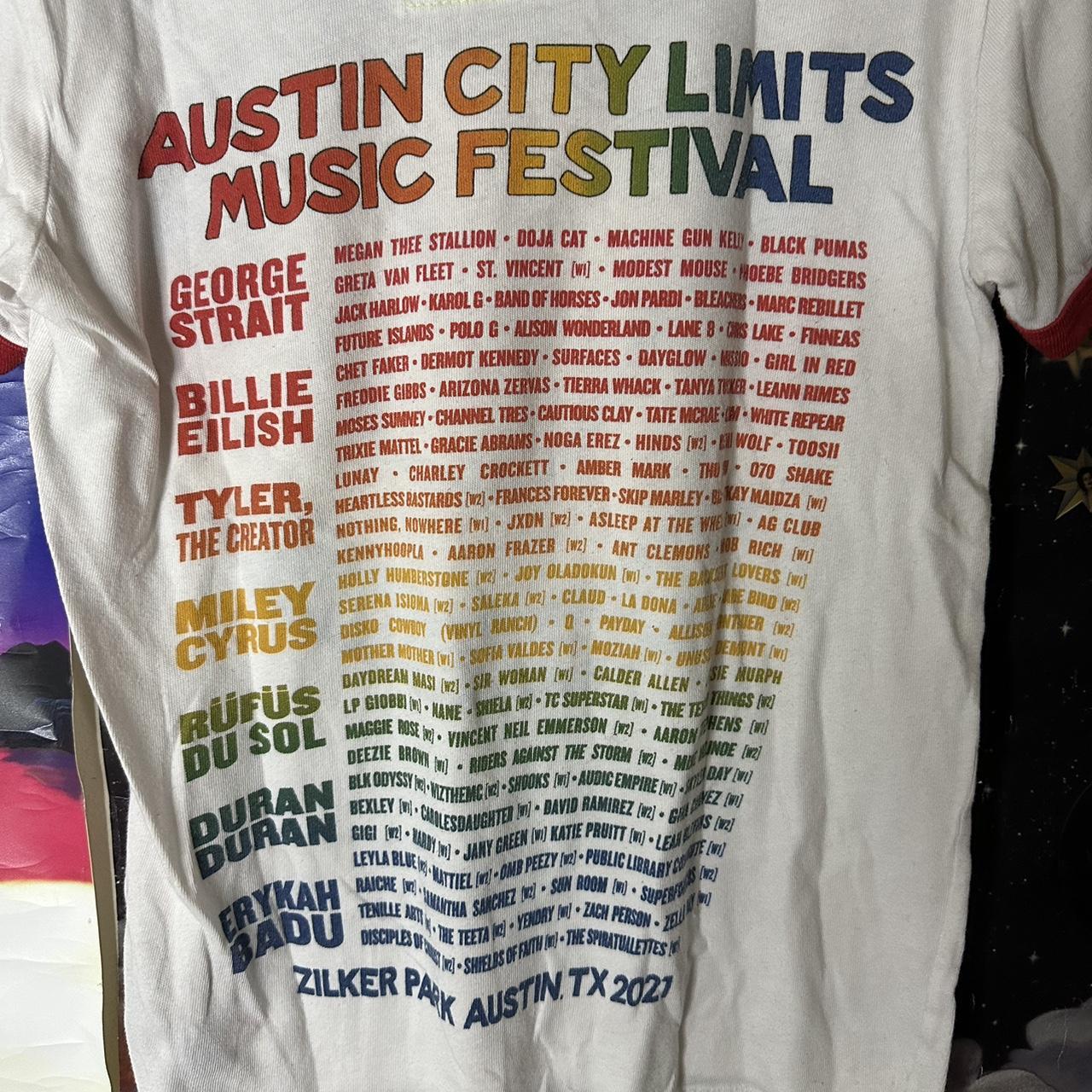 Aviator Nation Austin City Limits 2021 Ringer shirt... - Depop