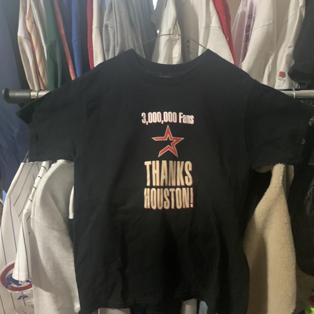 Vintage Y2K Houston Astros Logo Shirt Mens - Depop