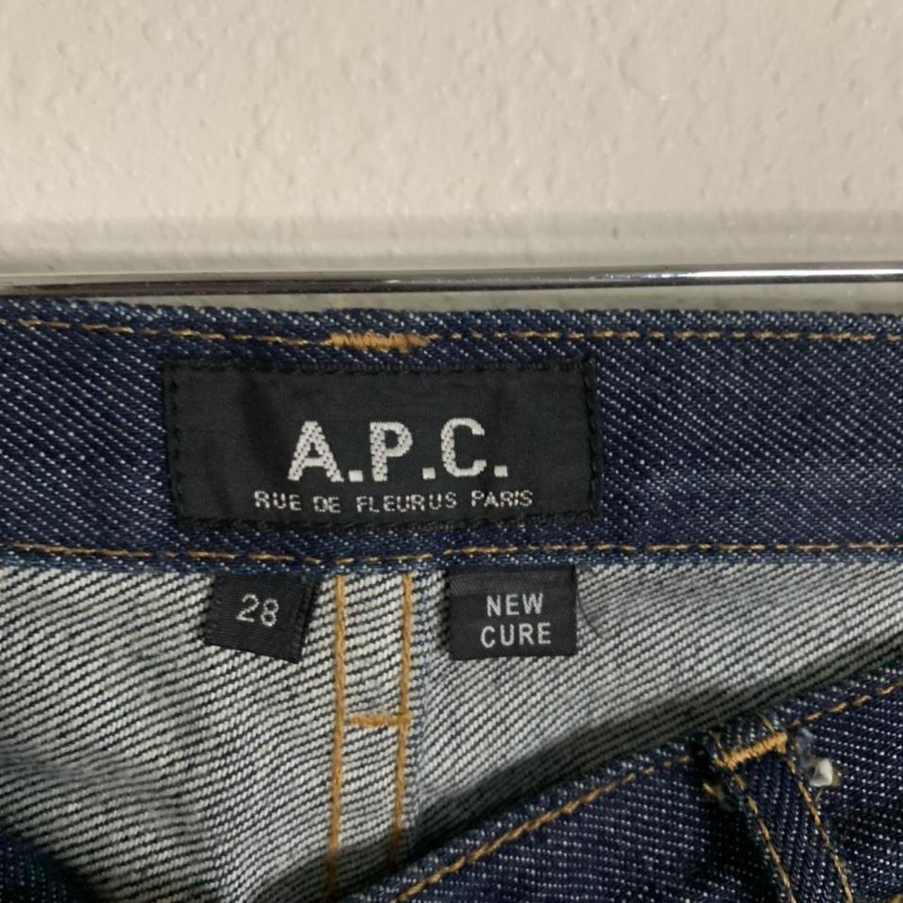 A.P.C Rue De Fleurus Paris Raw Denim Jeans