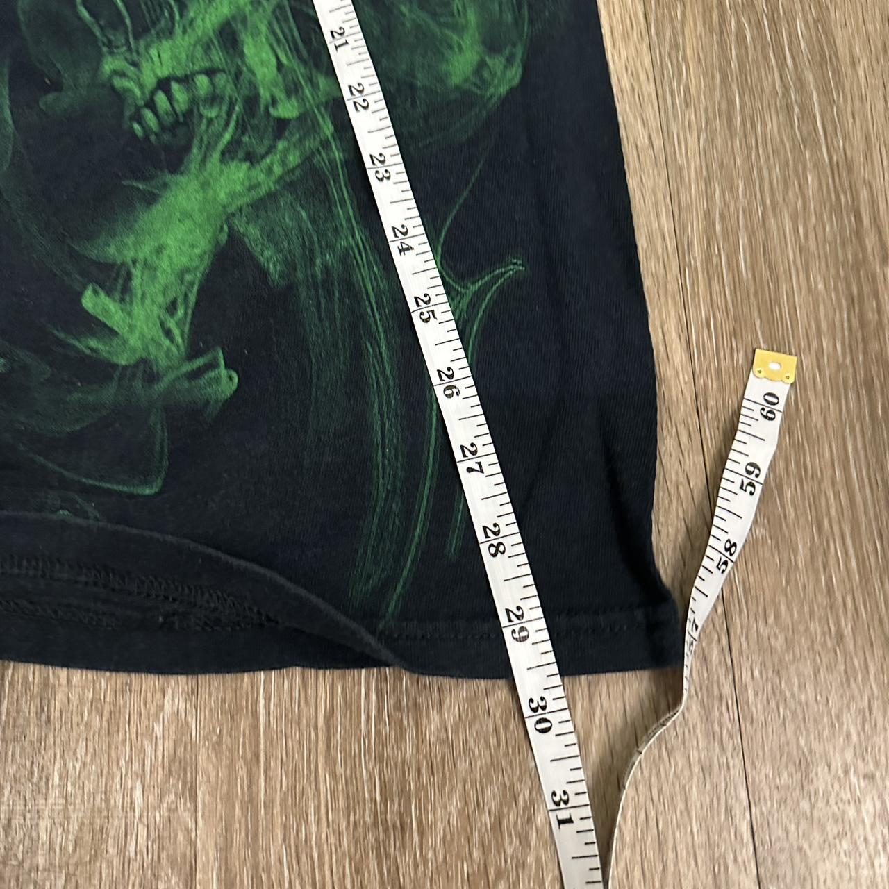 Affliction Men's Green and Black T-shirt (3)