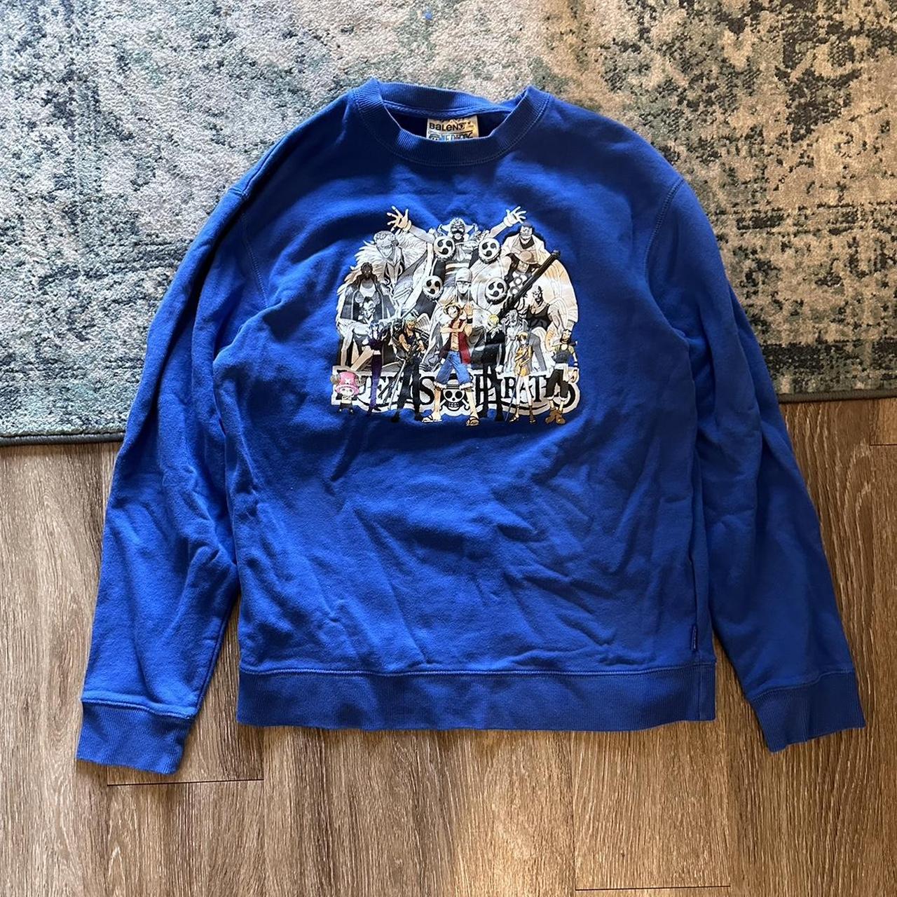 Y2K One Piece Crew Anime shirt 9/10 Condition Free... - Depop