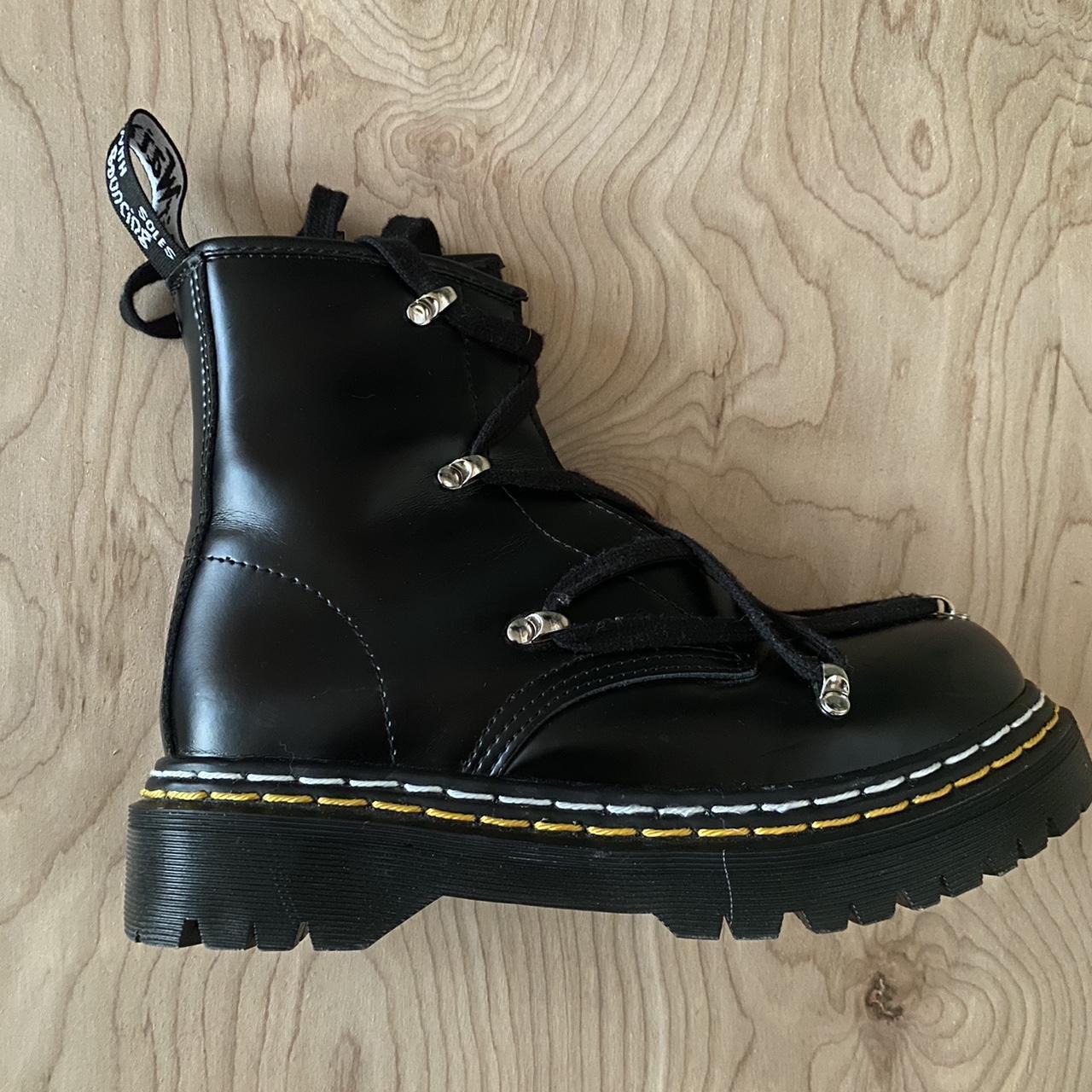 Platform Boots Rick Owens Doc Martens Leather Platform Boots Rick