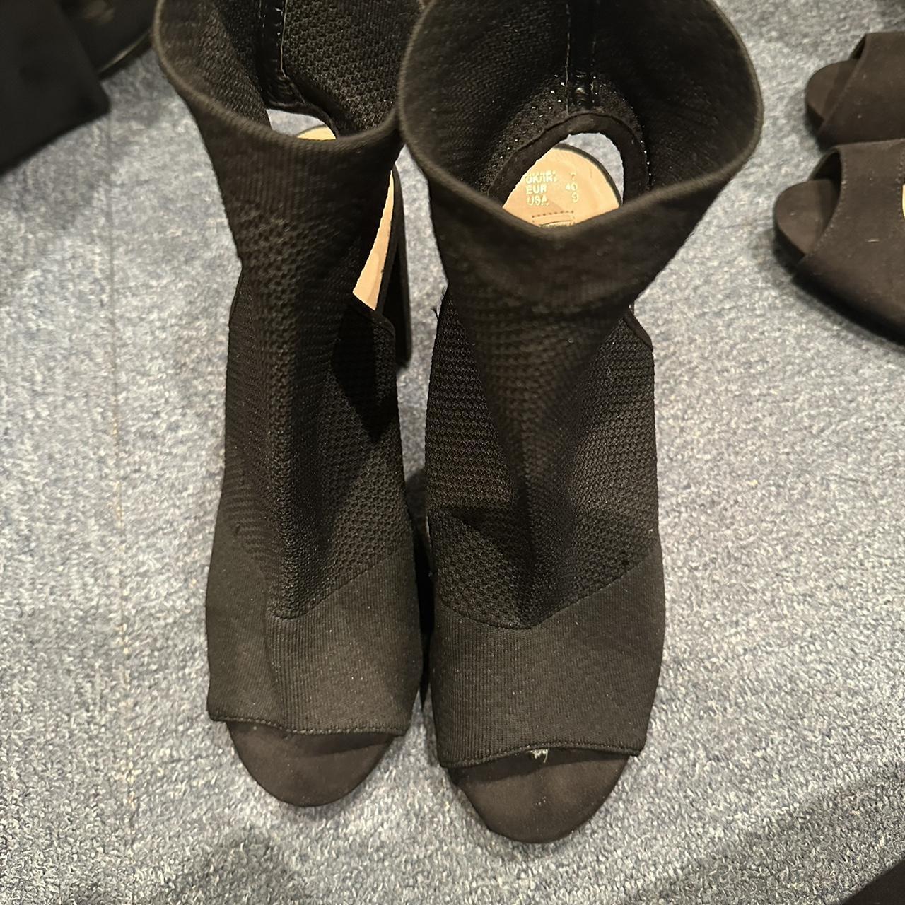 Primark black sock boots sale