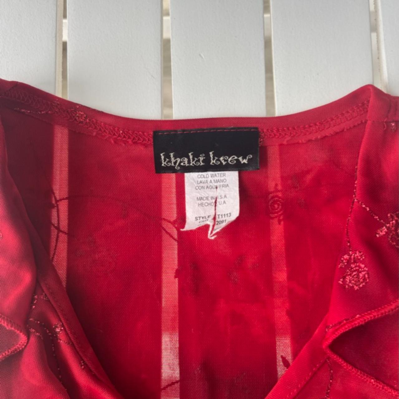 Khaki Krew Women's Red Vest (2)