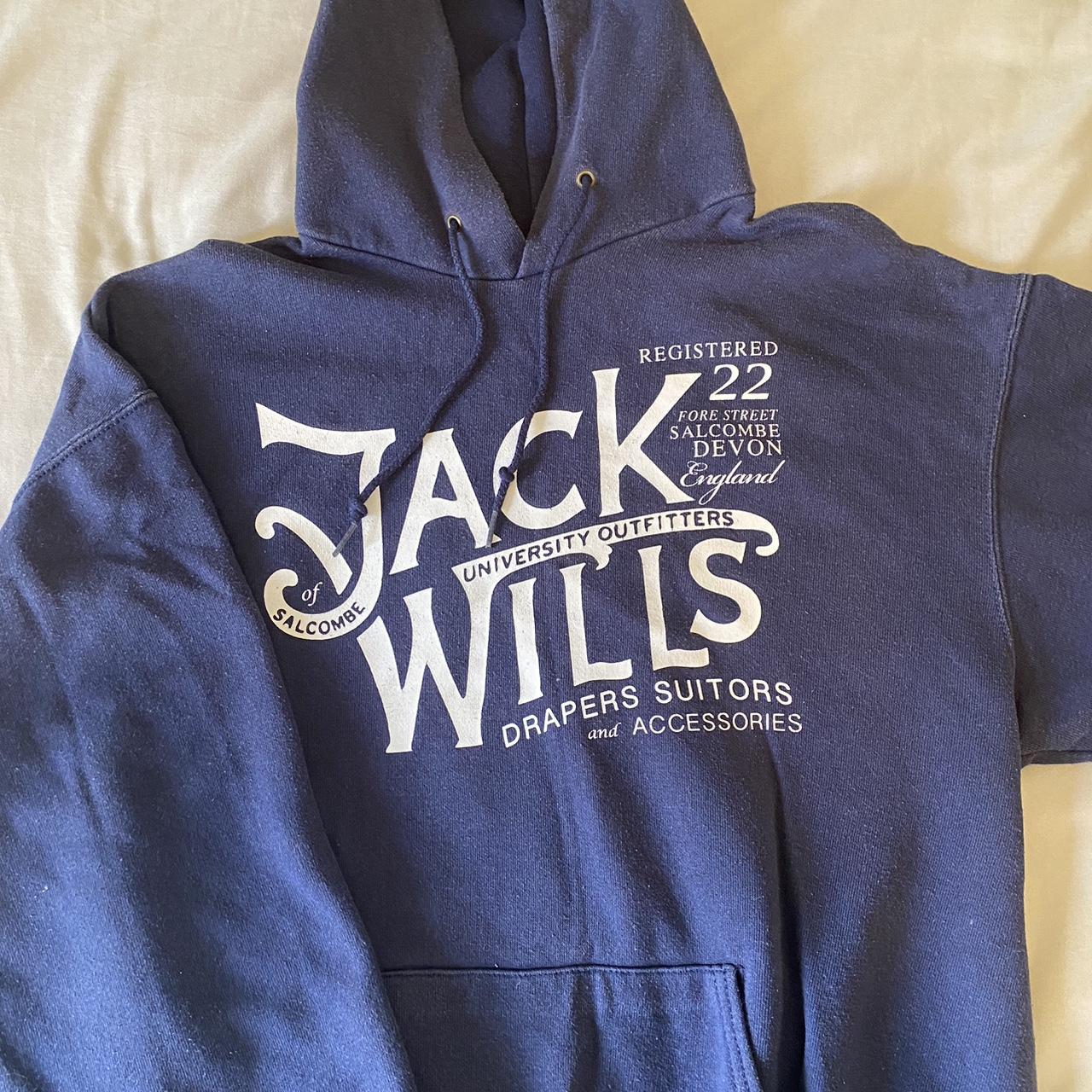 Jack wills navy on sale hoodie