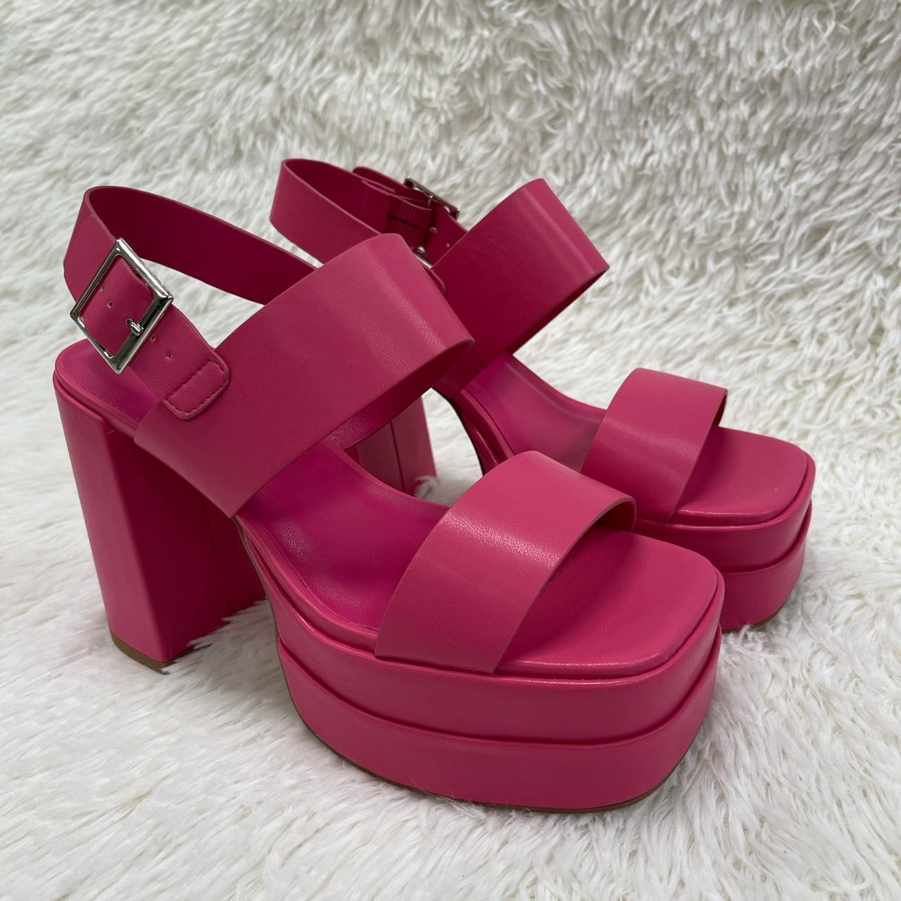 Soda block heel sandals sale