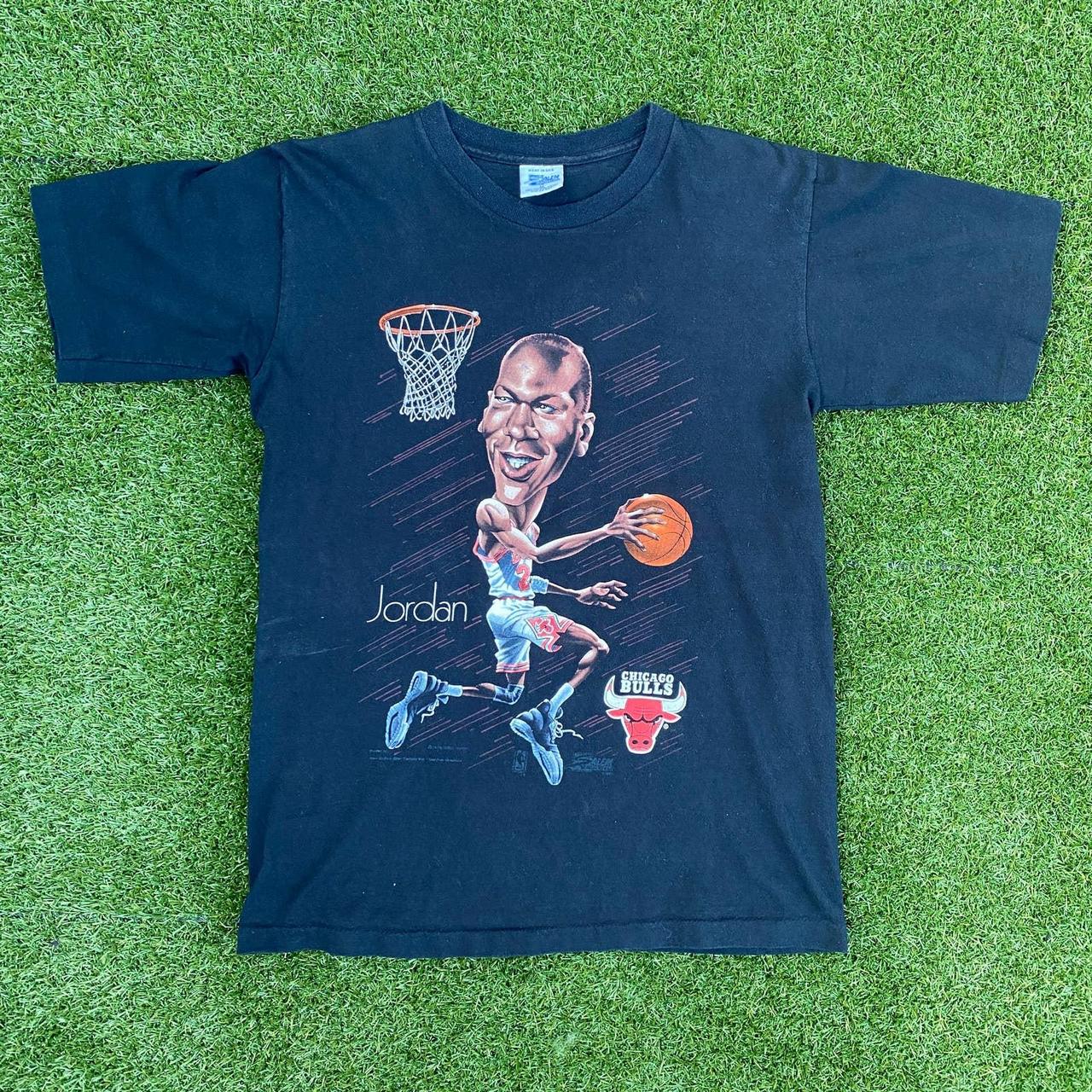 Salem Sportswear 1990s Michael Jordan Caricature... - Depop