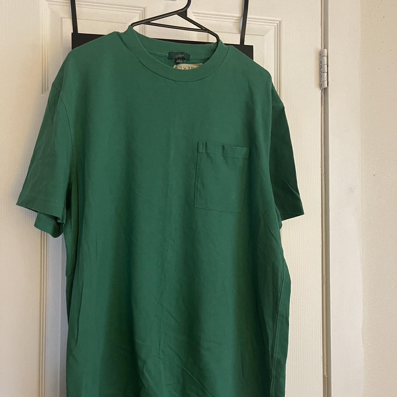 Vtg J Crew Essential Pocket tee L 23 X... Depop