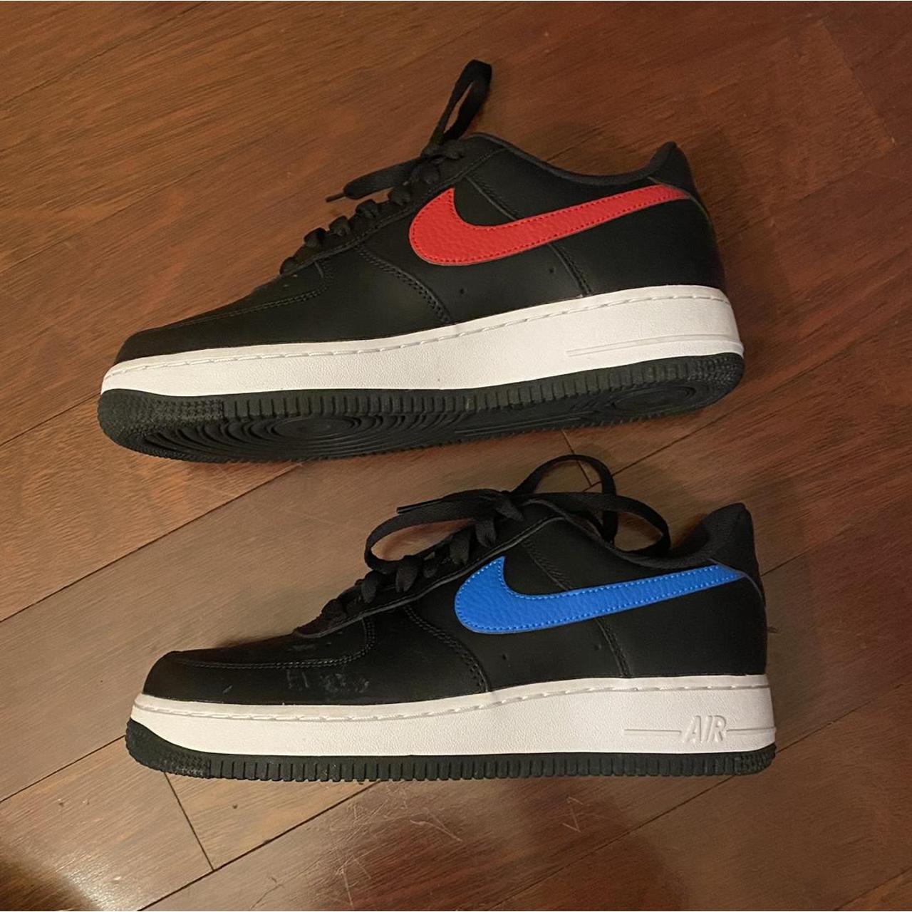 nike black air force one’s / never worn original... Depop