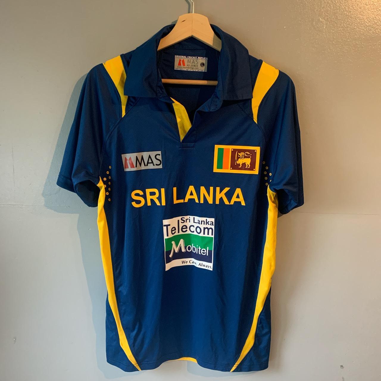 Mens Sri Lanka original cricket replica polo jersey