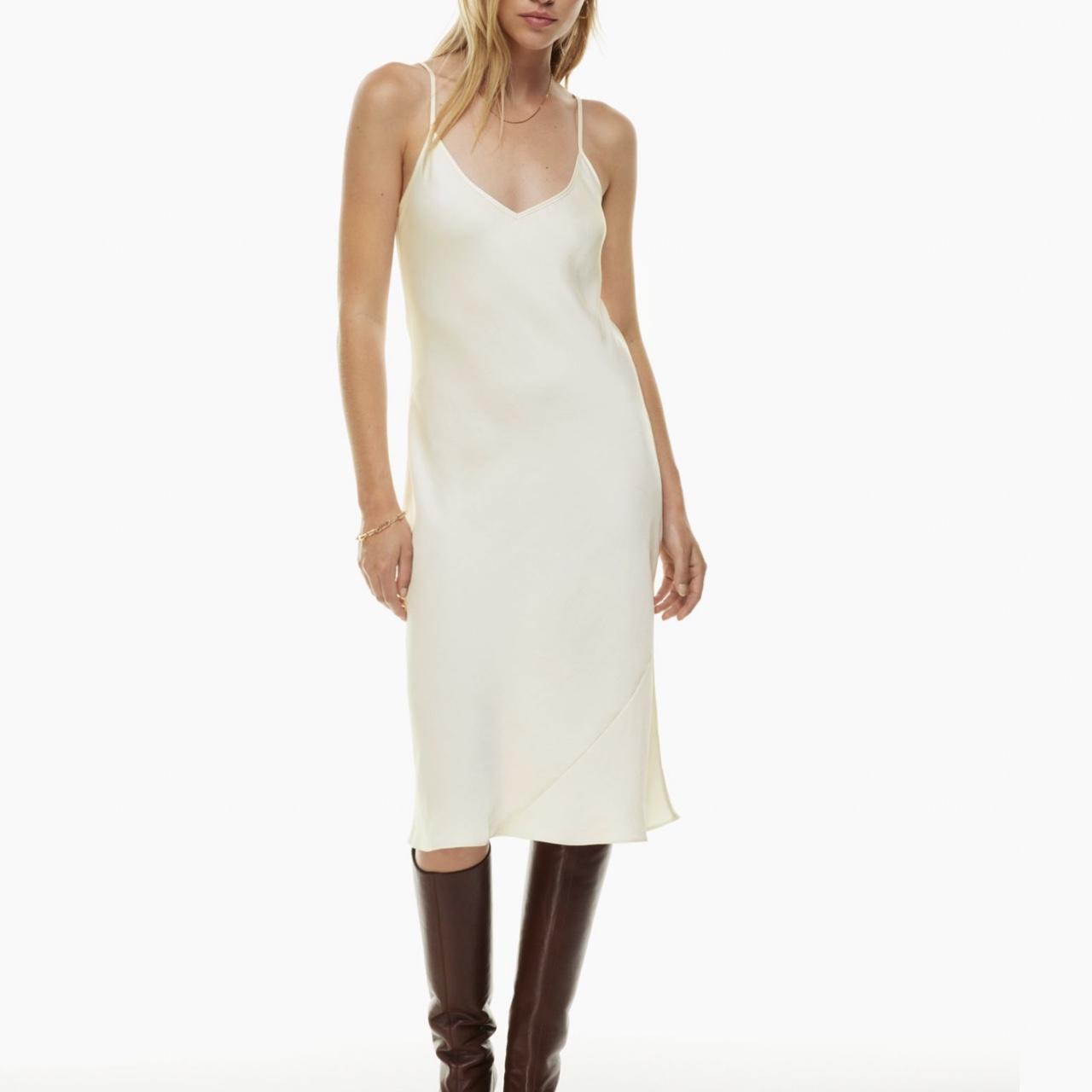 Aritzia Wilfred Only Slip Maxi Dress light