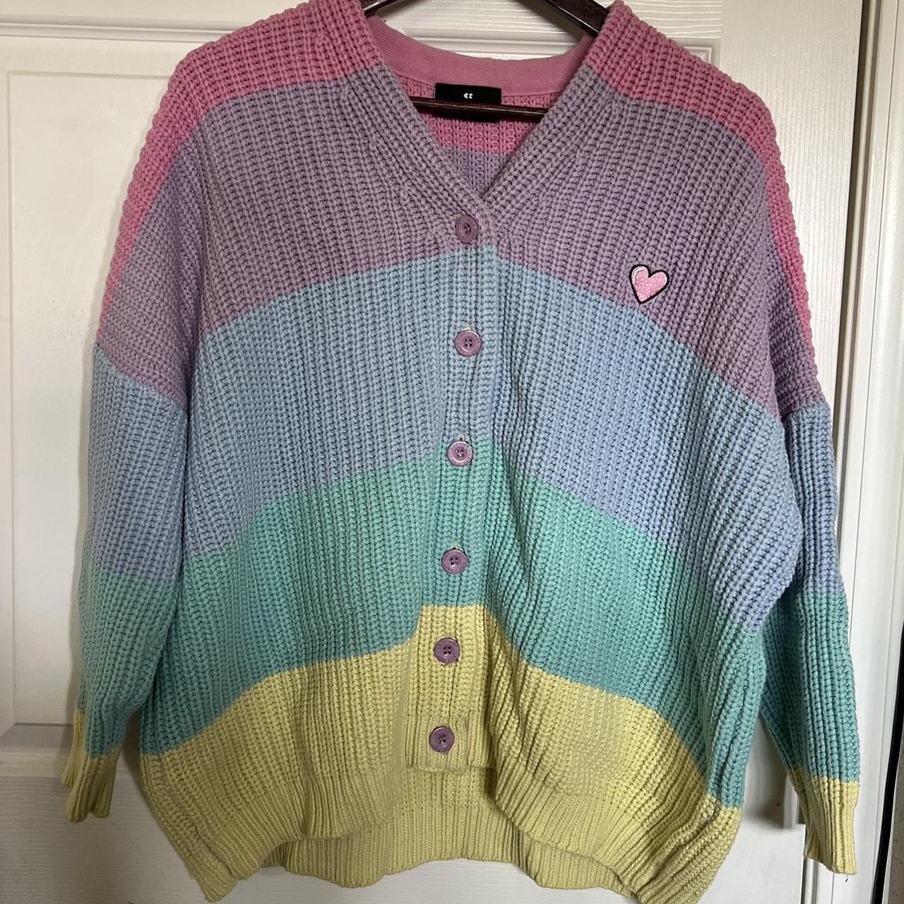 Lazy oaf pastel cardigan Only worn a couple times. Depop