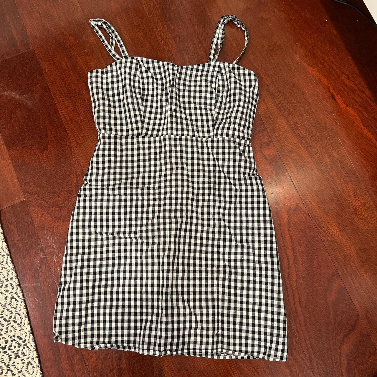 Brandy melville checkered clearance dress