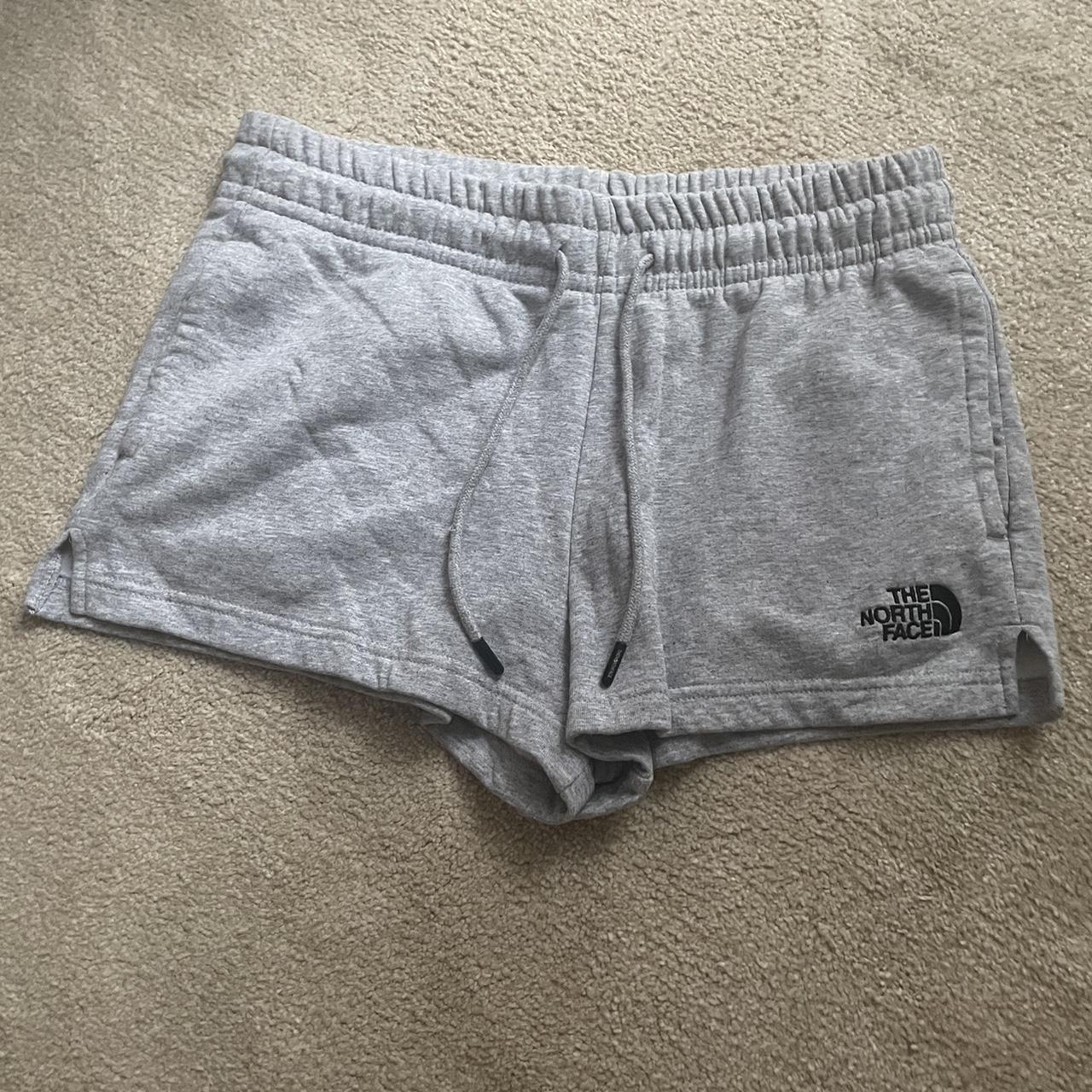 grey north face shorts size M Depop
