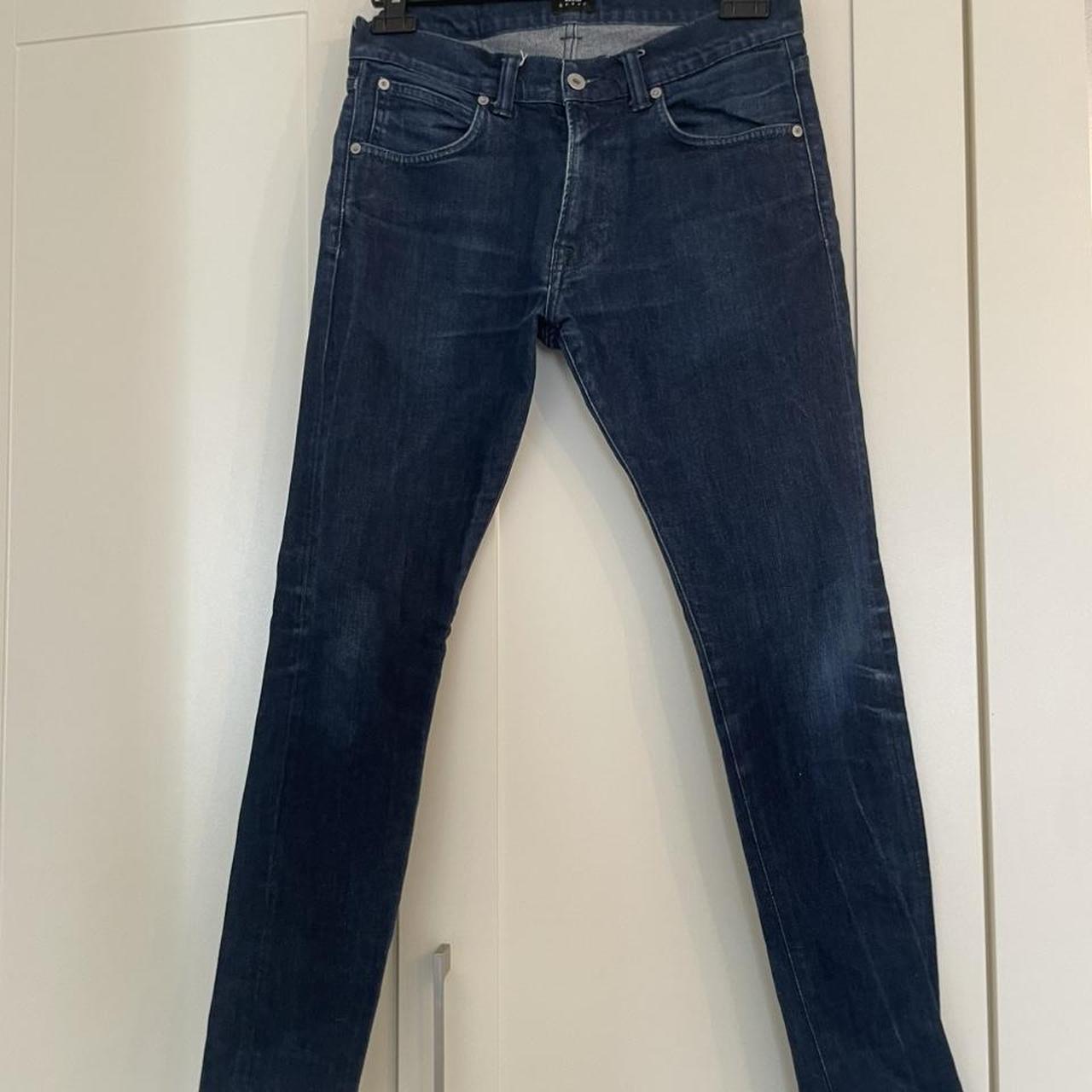 Worn Edwin jeans Slim tapered fit W32 l32 - Depop