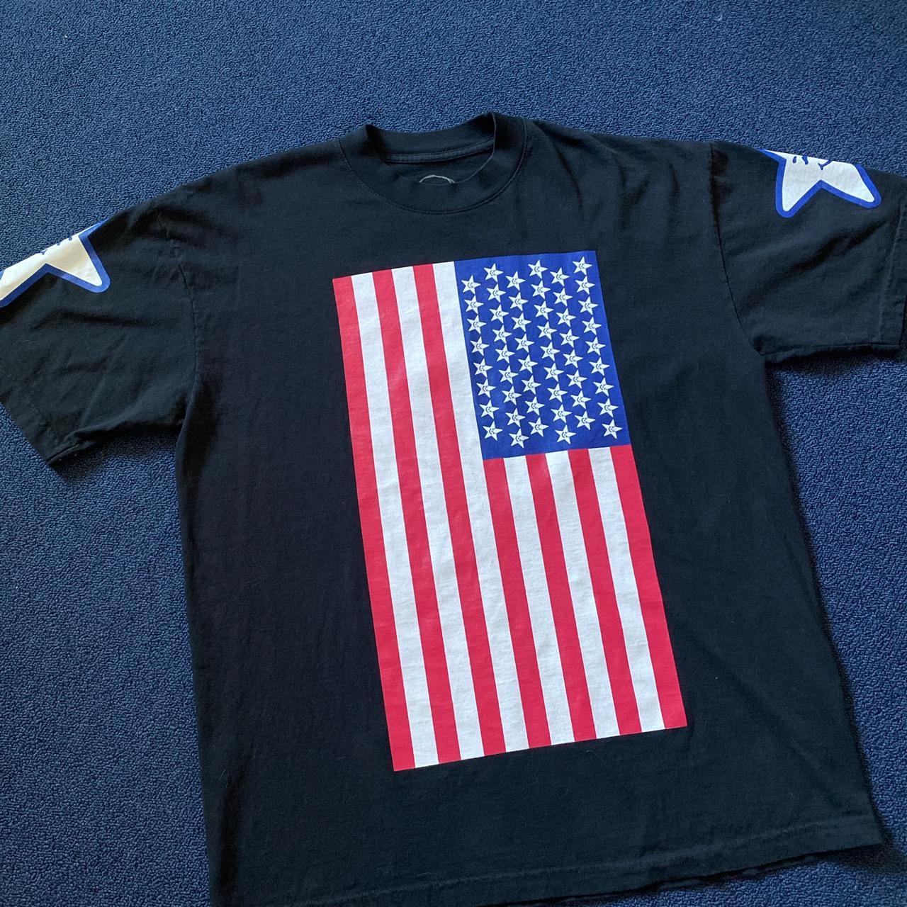 oversized baggy American flag asspizza 50 states... - Depop