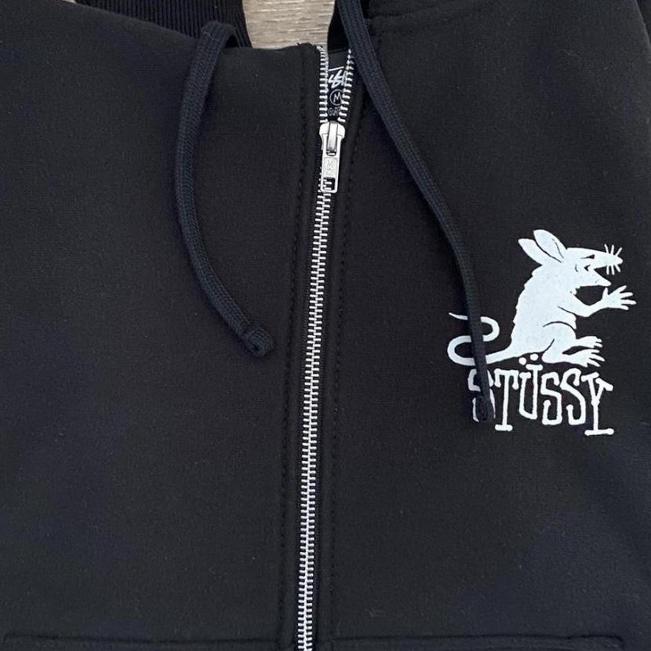 STUSSY rat front zip hoodie. Sold out online, in - Depop