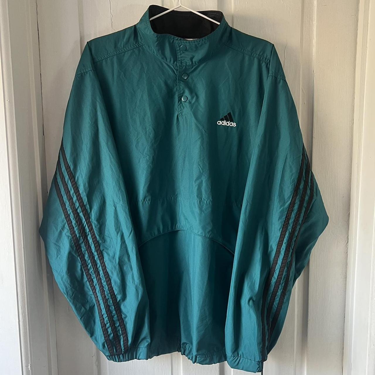 Turquoise deals adidas jacket