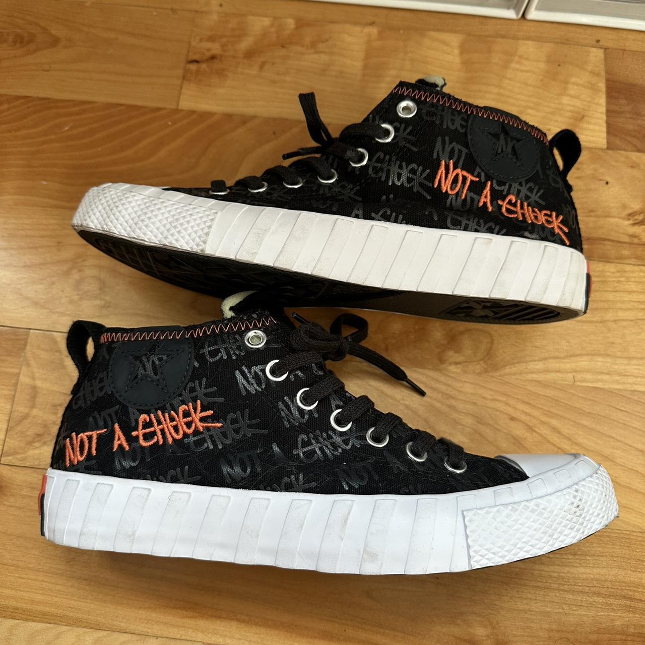 Converse Men's Sneakers Black/Orange US – Converse Chuck