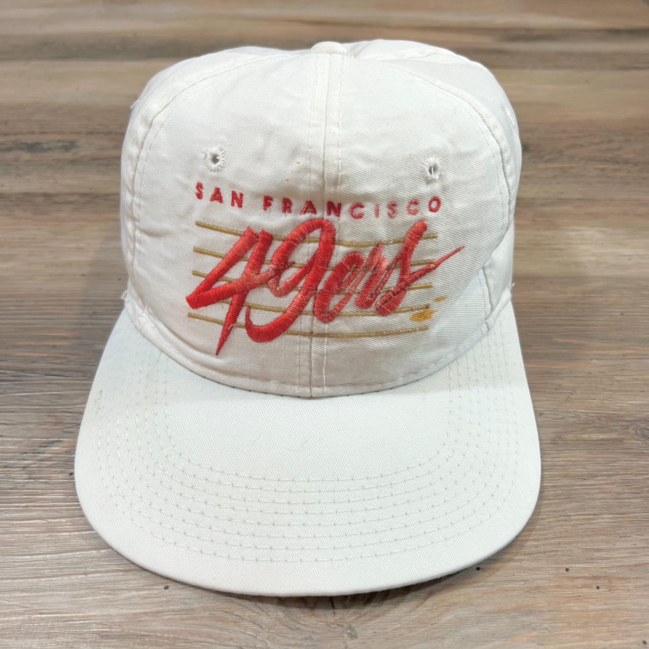 Rare 90s Vintage San Francisco 49ers Script Hat Cap... - Depop