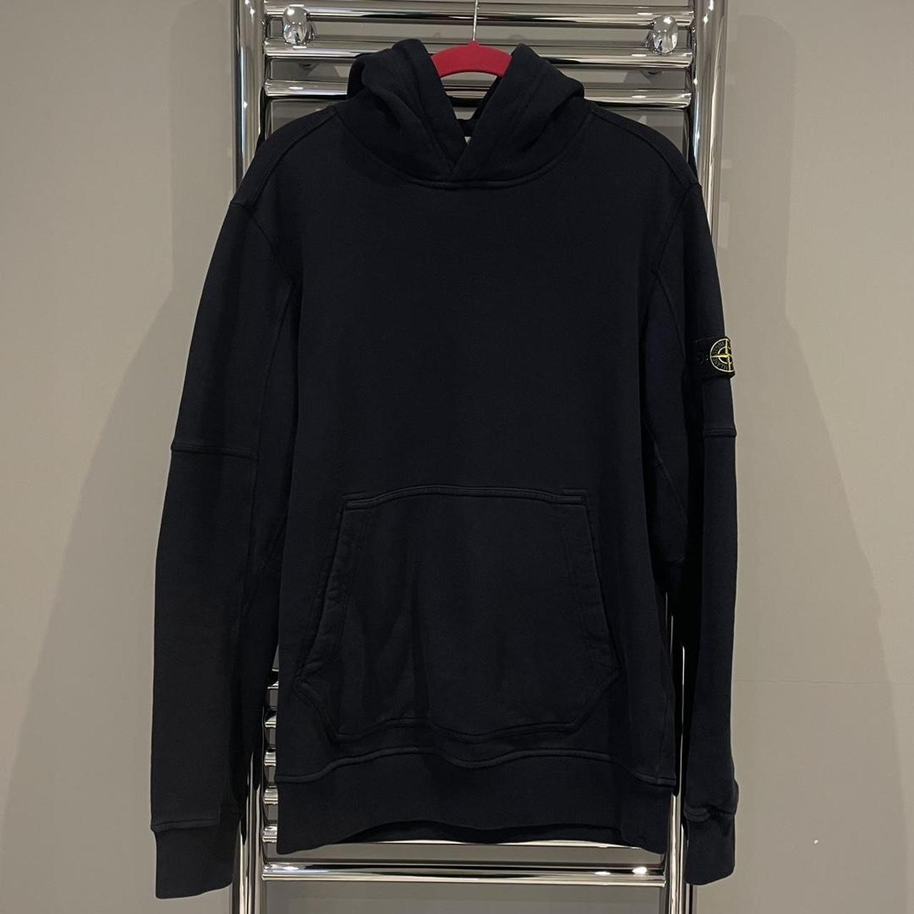 Stone Island Hoodie Navy blue Stone Island Junior... Depop