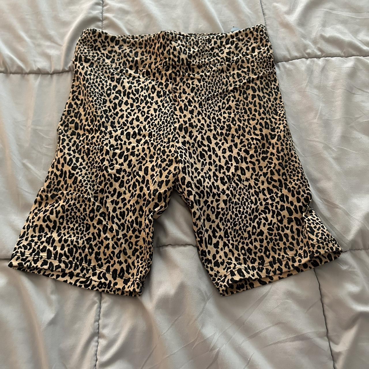 Cheetah print biker 2024 shorts forever 21