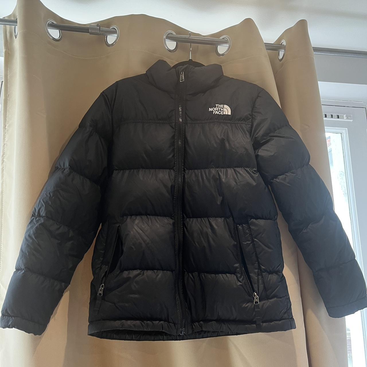 Black north face puffer, really good condition.... - Depop