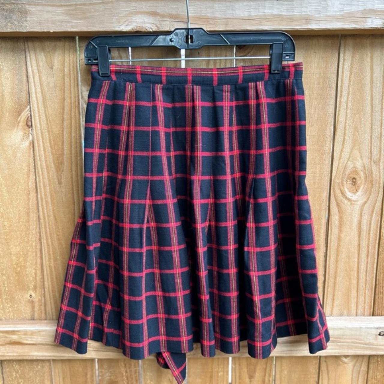 Vintage Preston and York plaid school girl skirt So... Depop