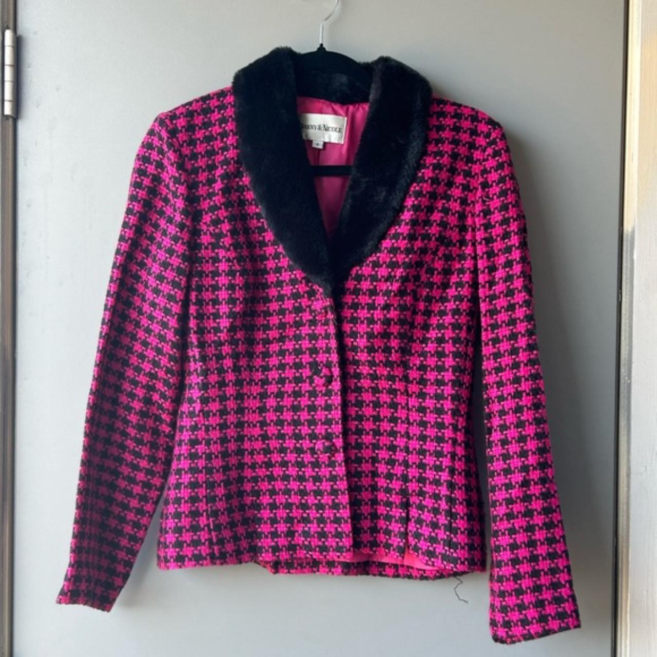 Y2K Faux Fur Collar Blazer This is such a unique... Depop