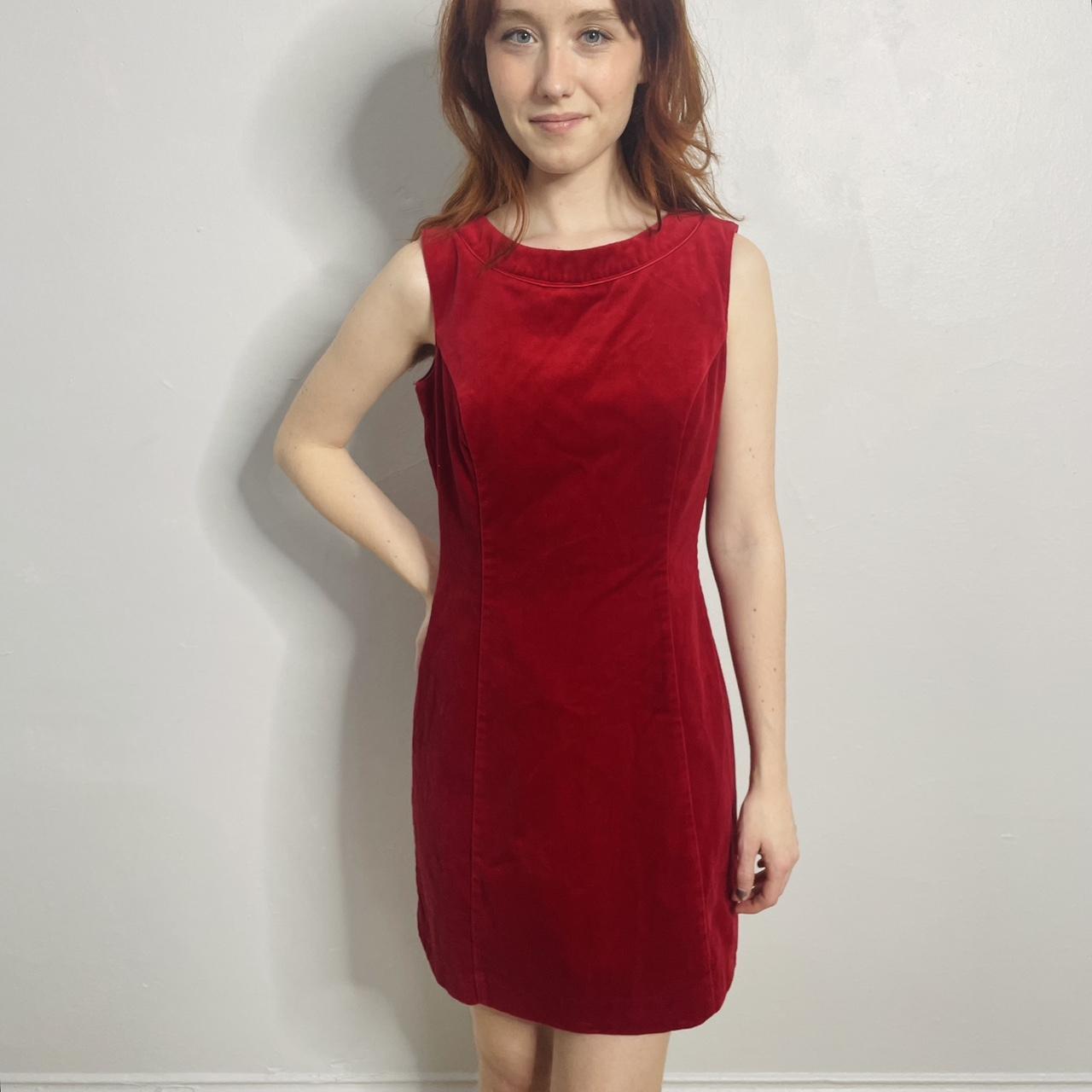 Gap Factory Women's Red Dress Depop