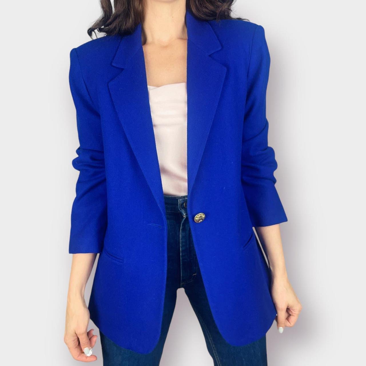 ジャケット・アウター SAG HARBOR 90's blue tailored jacket SAG HARBOR 90's blue tailored jacket