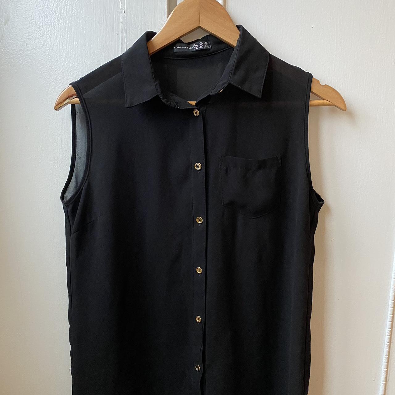 Primark Women's Black Vest Depop
