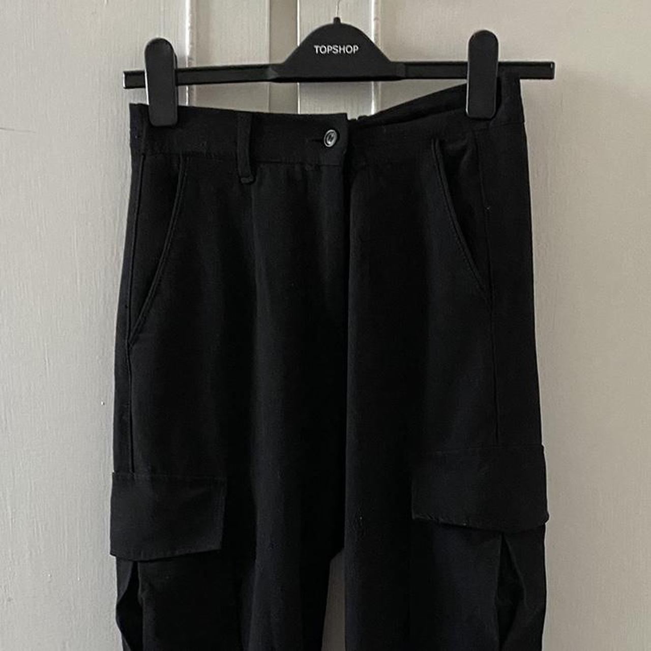 Bershka Women's Black Trousers | Depop