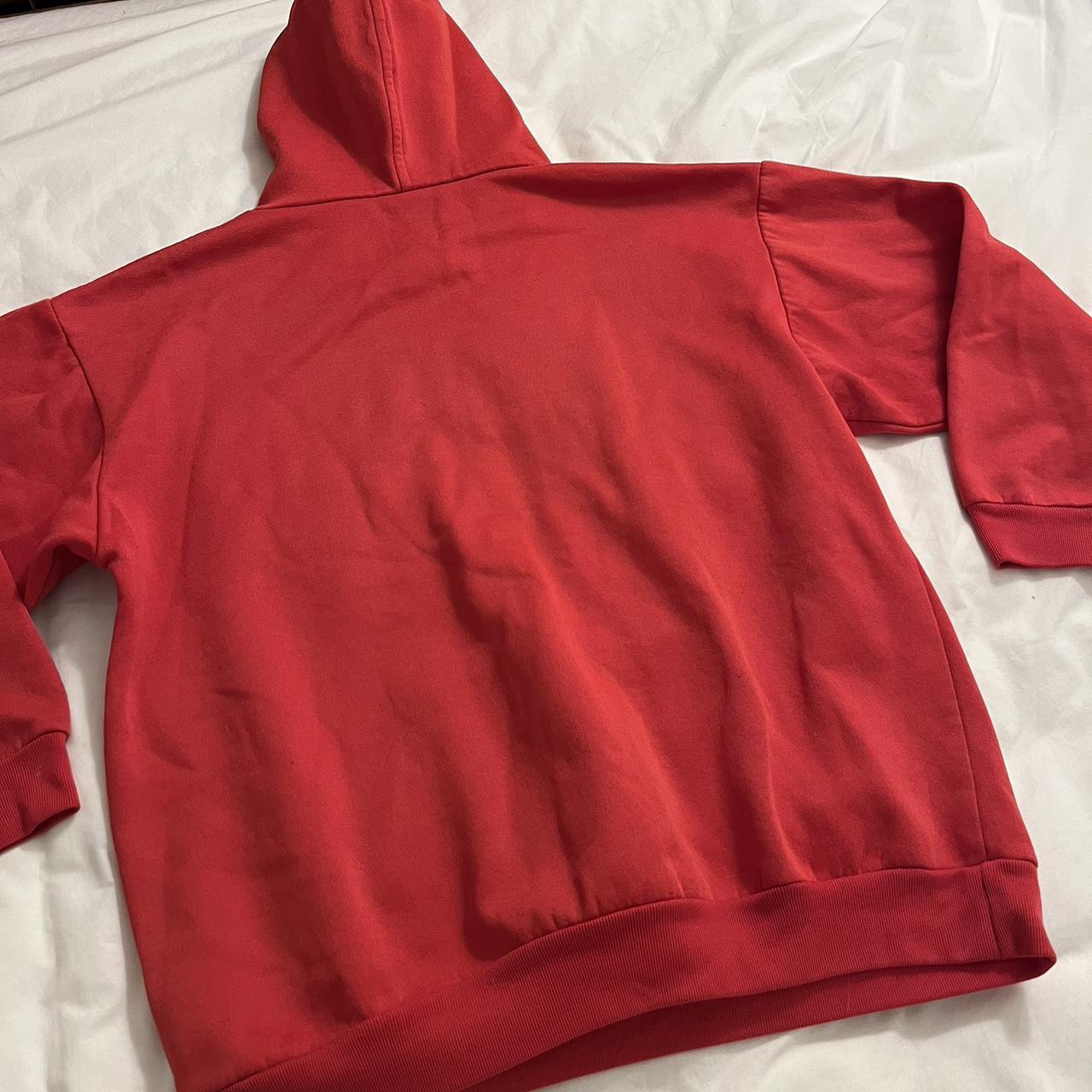 coolest red vintage hoodie “foxy” no tag but fits... - Depop