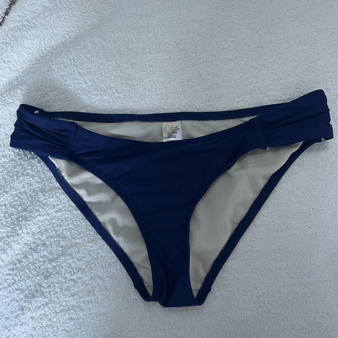 Brand new navy blue bikini bottoms From a boutique... - Depop