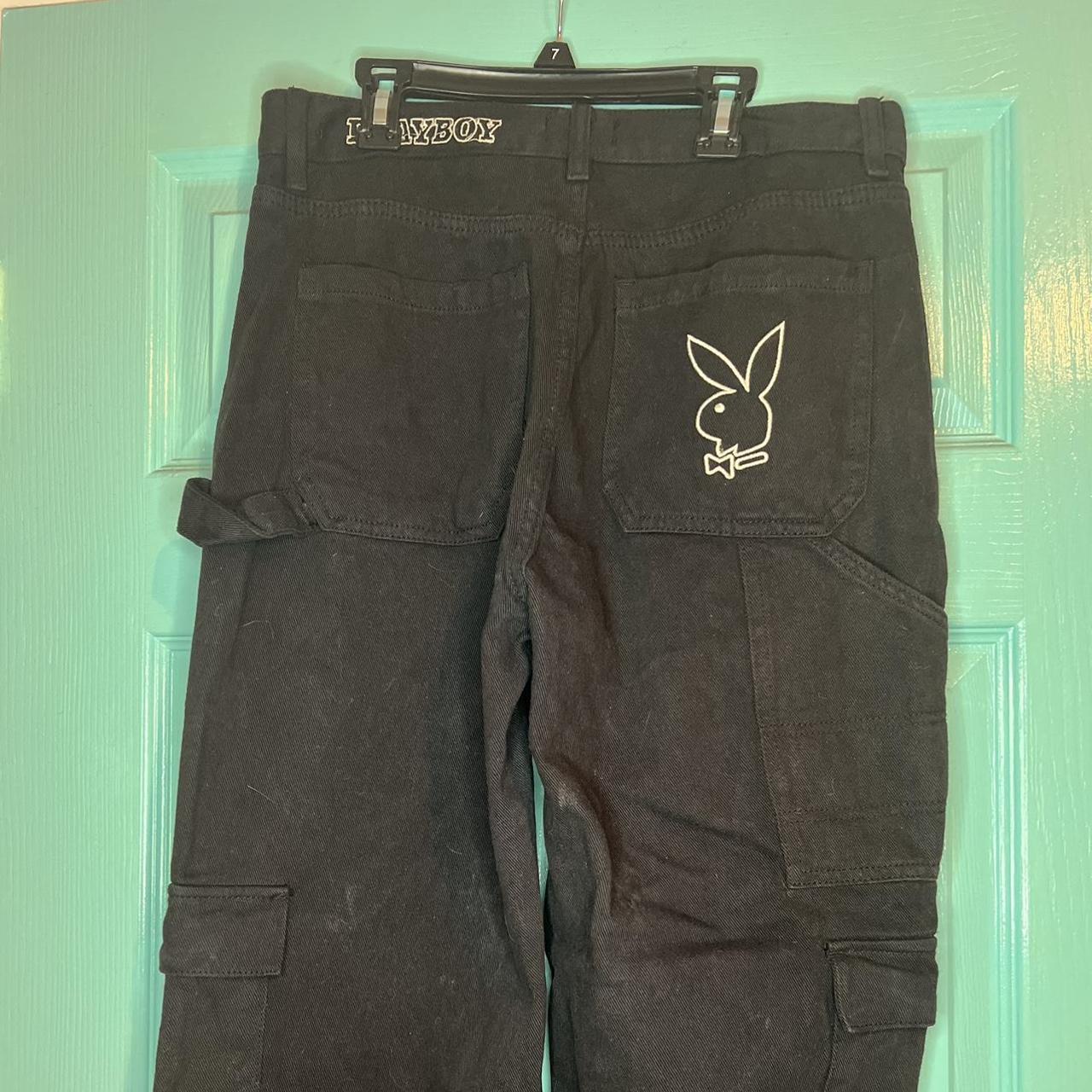 Playboy Men S Black Trousers Depop