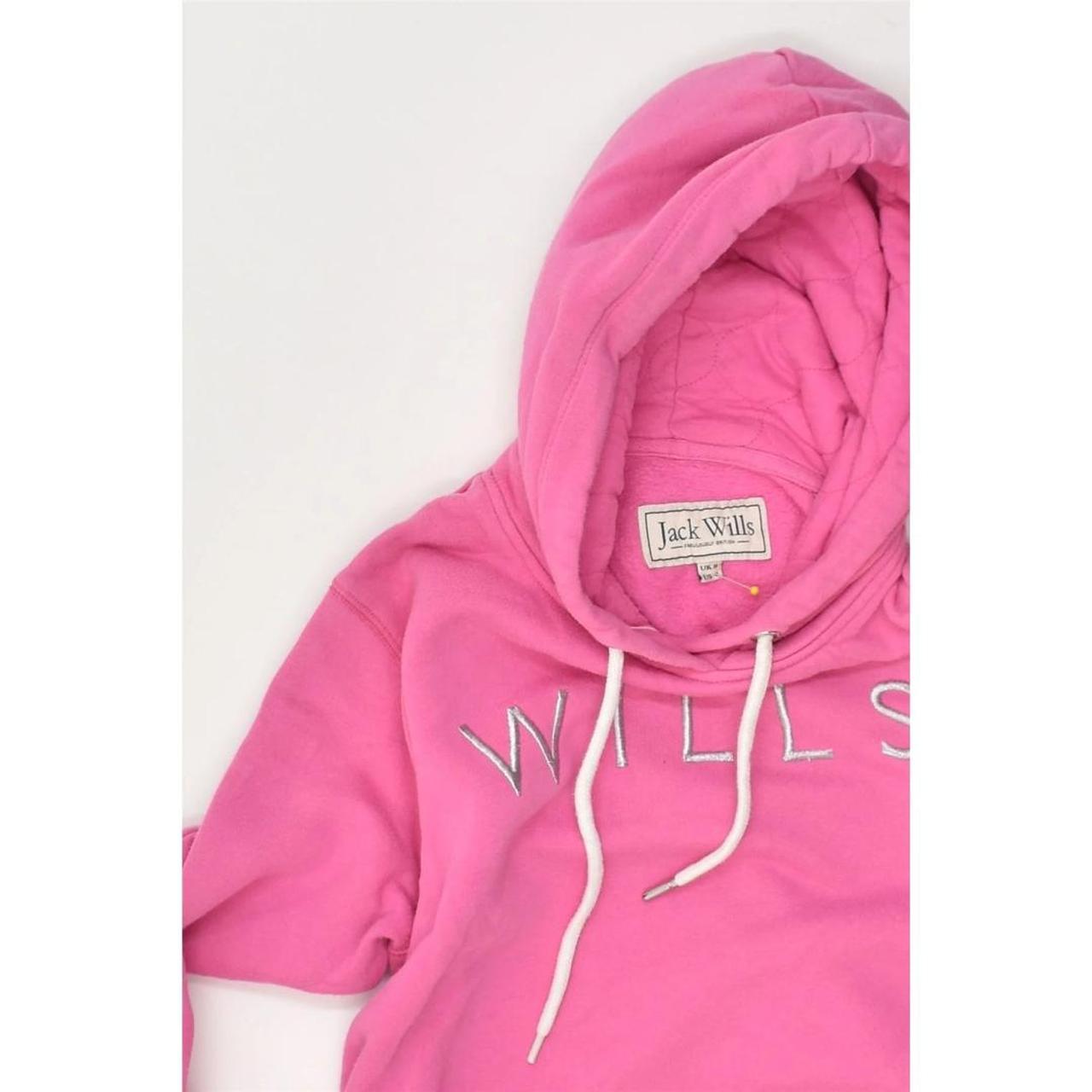 JACK WILLS Womens Graphic Zip Hoodie Sweater UK 8. Depop